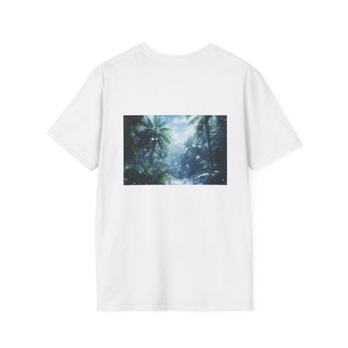 Tropical Jungle Digital Snow T-shirt