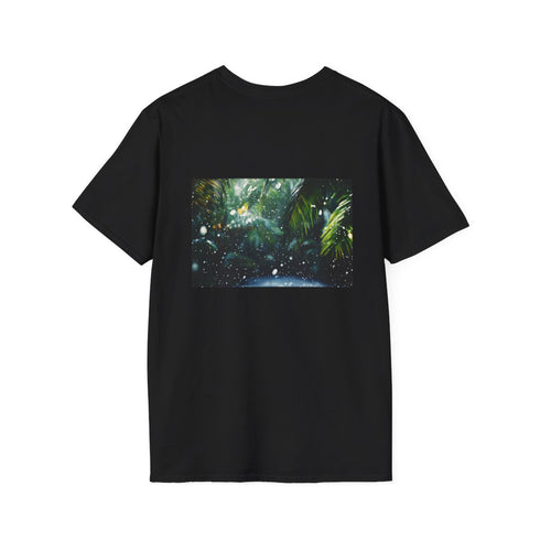 Tropical Jungle Snowfall Digital T-Shirt.
