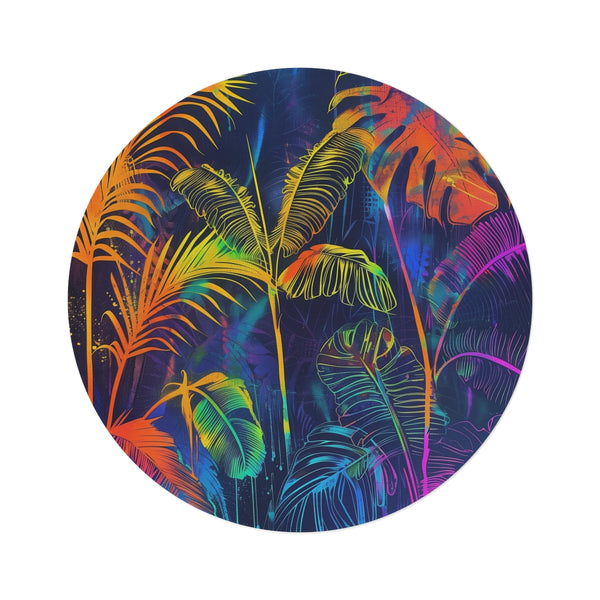 Tropical Paradise Round Rug