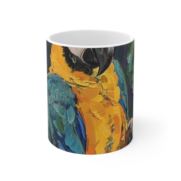 "Tropical Parrot Paradise Coffee Mug"