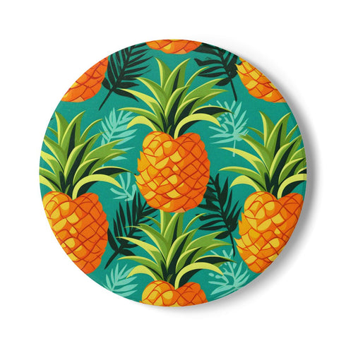 "Tropical Pineapple Paradise Coaster"