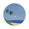 "Tropical Storm Round Rug"