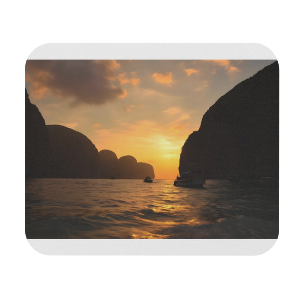 Tropical Sunset Mouse Pad Carries You Away