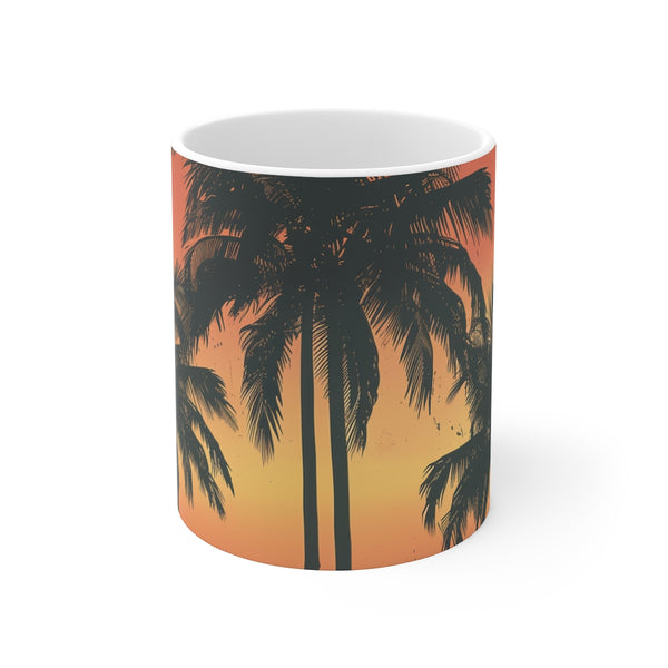 Tropical Sunset Paradise Coffee Mug