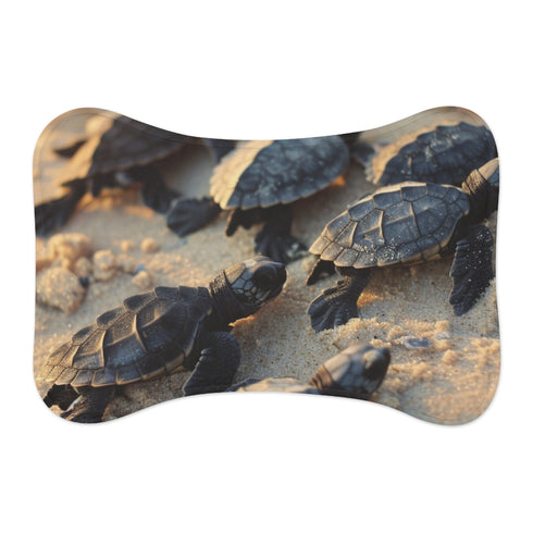 "Tropical Turtle Beach Pet Mat"