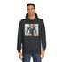 Trunks Ssj Graphic Unisex College Hoodie - Lifestyle Model View