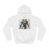 Trunks Ssj Graphic Unisex College Hoodie - Arctic White Front