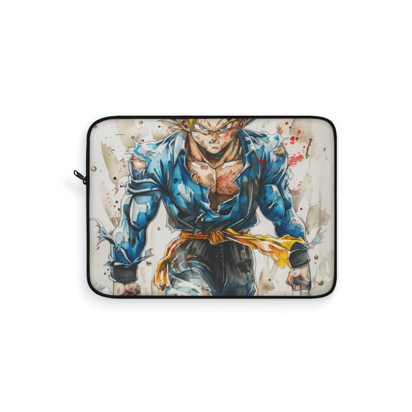 "Trunks SSJ Laptop Sleeve: Protect Your Tech in Saiyan Style"