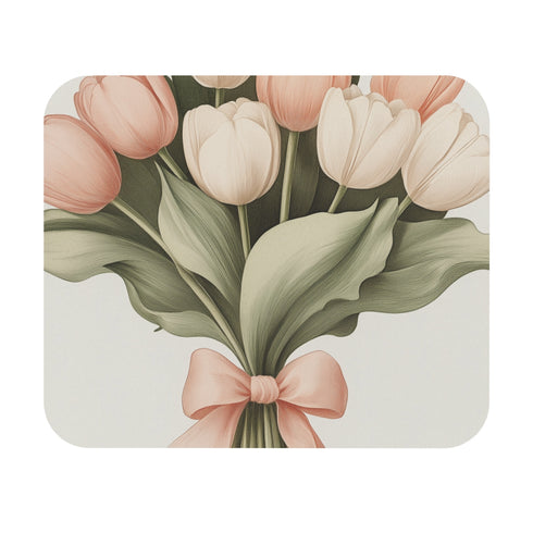 Tulip Bouquet Bliss Mouse Pad
