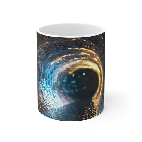 Tunnel Light Dark Matter Coffee Mug