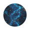 "Turquoise Glass DNA Helix Rug"