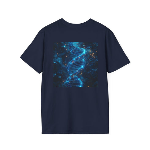 Turquoise Glass DNA Helix Shirt
