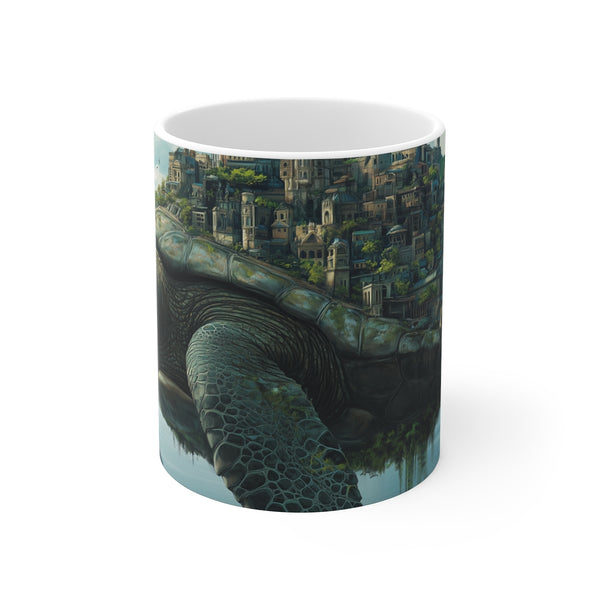 Turtle City Coffee Mug Design