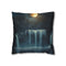 Two Moons Eclipsing over Waterfalls (Edition III) — Double-Sided Cushion Cover — Front Double-Sided Cushion View