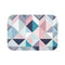 "Ultra-Plush Geometric Bath Mat"