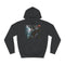 Ultron Painting Graphic Unisex College Hoodie - Jet Black Front