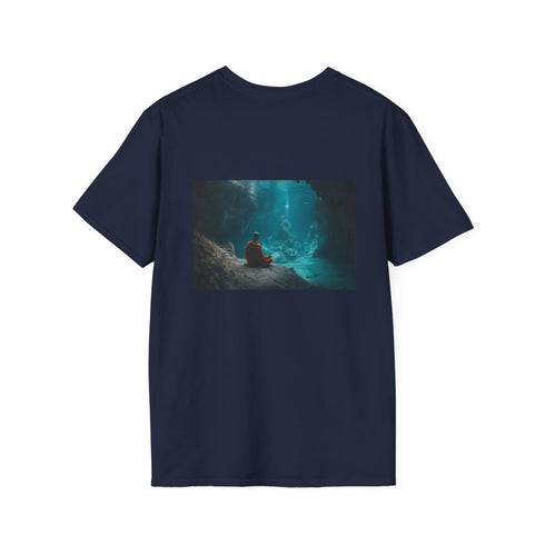 Underwater Cave Meditating Monk Shirt