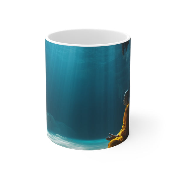 Underwater Cave Meditation Coffee Mug