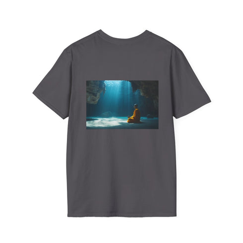 Underwater Cave Monk Meditation T-shirt