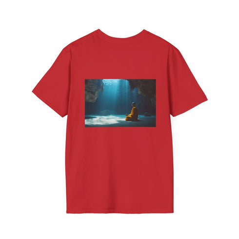 Underwater Cave Monk Meditation T-shirt