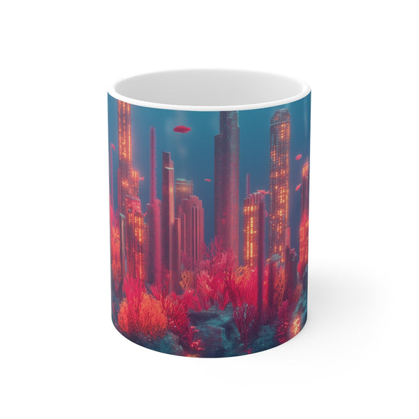 Underwater City Coffee Mug Design