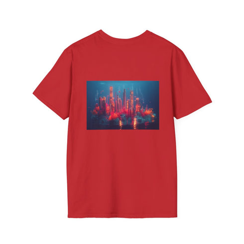 Underwater City Glowing Coral T-Shirt