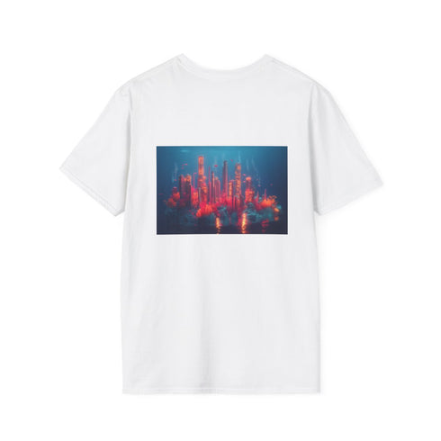 Underwater City Glowing Coral T-Shirt