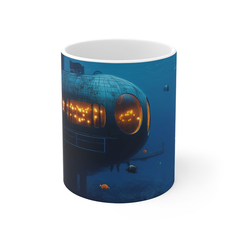 Underwater Fish Light Coffee Mug
