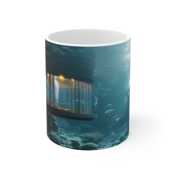 Underwater Observatory Fish Lights Mug