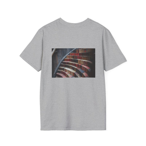 Unique Book Staircase Literary T Shirt