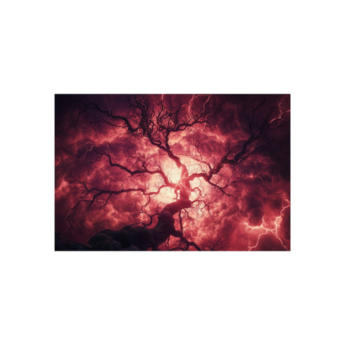 "Unique Electric Tree Art Poster"