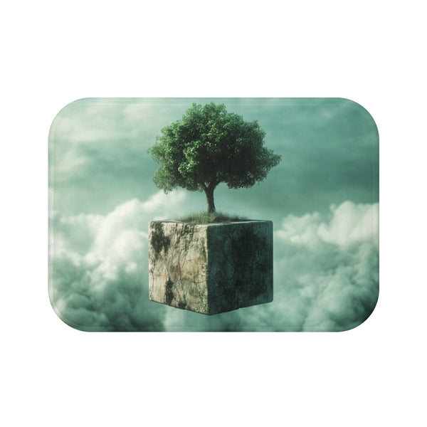 Unique Floating Cube Bath Mat