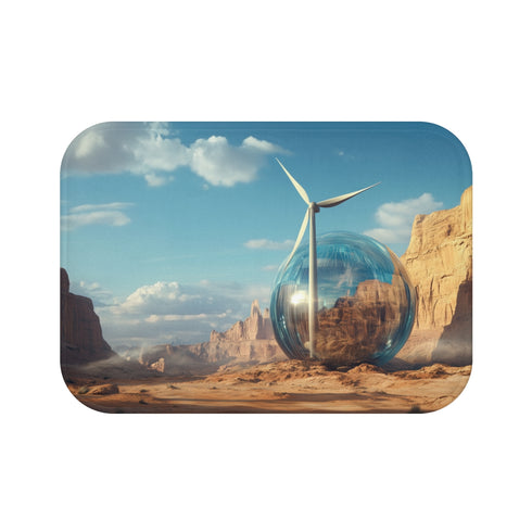 Unique Glass Desert Bath Mat
