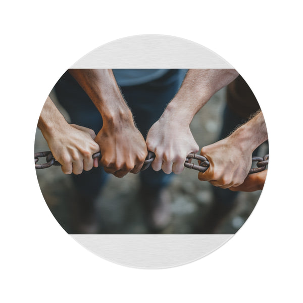 "Unity Circle Rug: Celebrate Diversity"