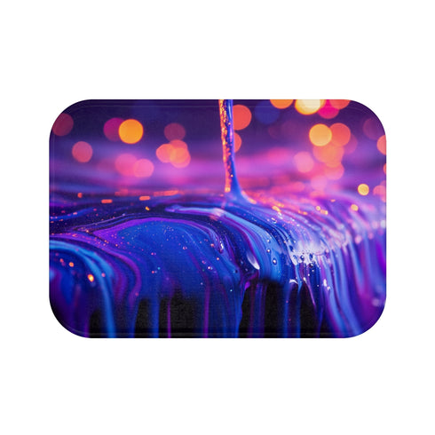 Universe Dripping Paint Bath Mat