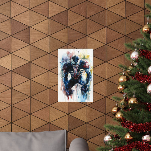 Venom unleashed matte paper poster, perfect for Valentine's Day.