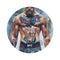 "Unleash Your Inner Champion: Conor McGregor Round Rug"