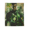 "Unleash Your Inner Hero: Green Lantern Plush Blanket"