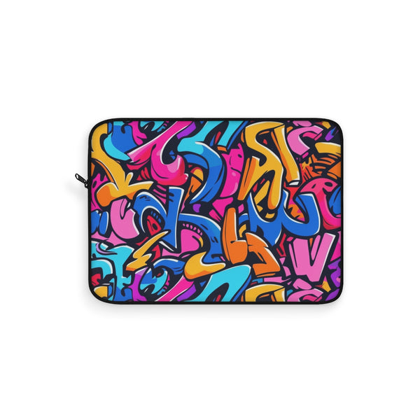 "Urban Graffiti Seamless Laptop Sleeve"