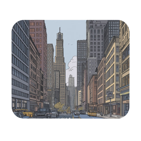 Urban Scape Mouse Pad Ware Style Street & City