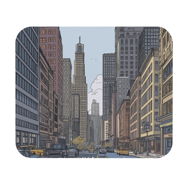 Urban Scape Mouse Pad Ware Style Street & City
