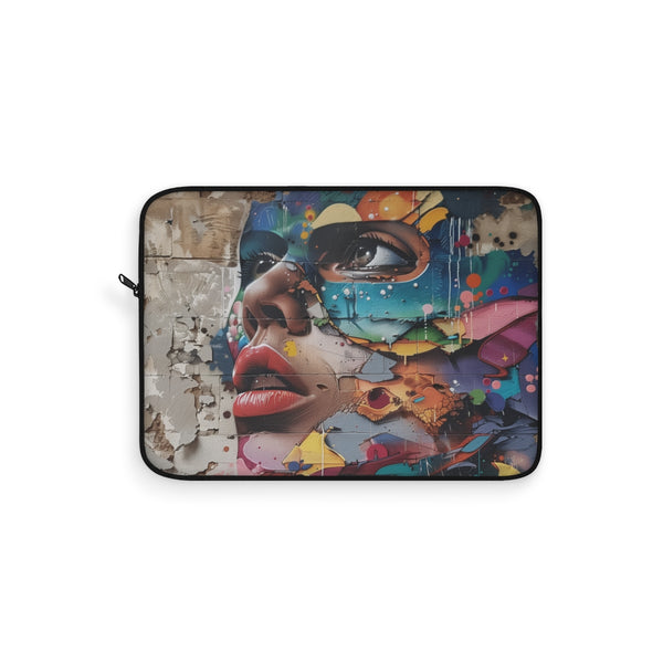 "Urban Vibe Graffiti Laptop Sleeve"