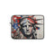 "USA Flag Line Art Laptop Sleeve"