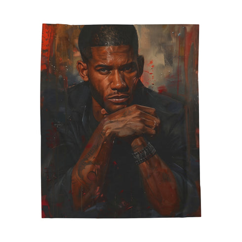 "Usher-inspired Plush Blanket: Cozy Luxury"