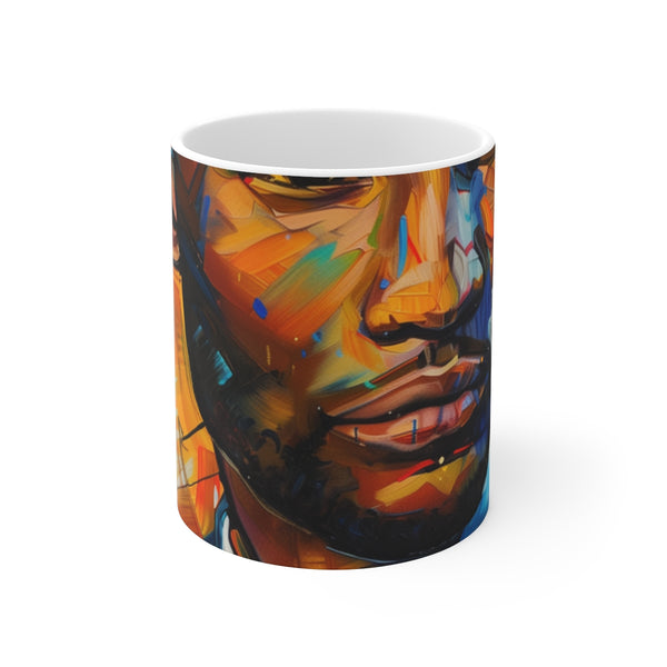 "Usher Painting Coffee Mug: Vibrant"