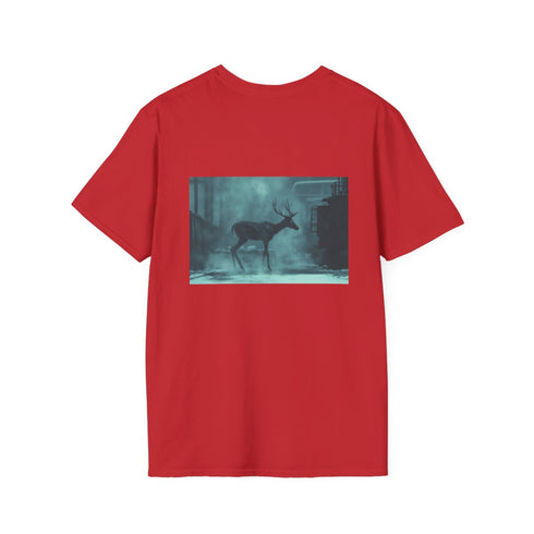 Vapor Cybernetic Deer T-Shirt Design