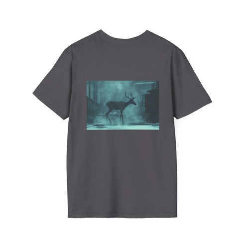 Vapor Cybernetic Deer T-Shirt Design