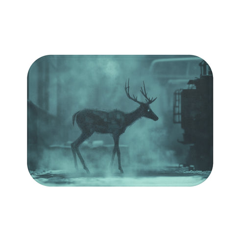 "Vapor Deer Cybernetic Bath Mat"