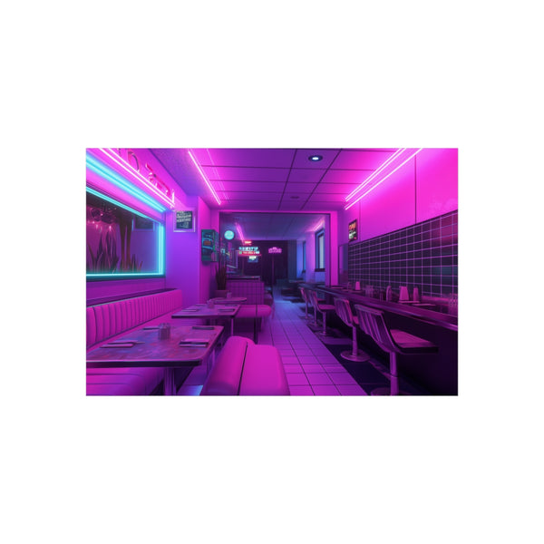 Vaporwave Diner at Universe's Edge