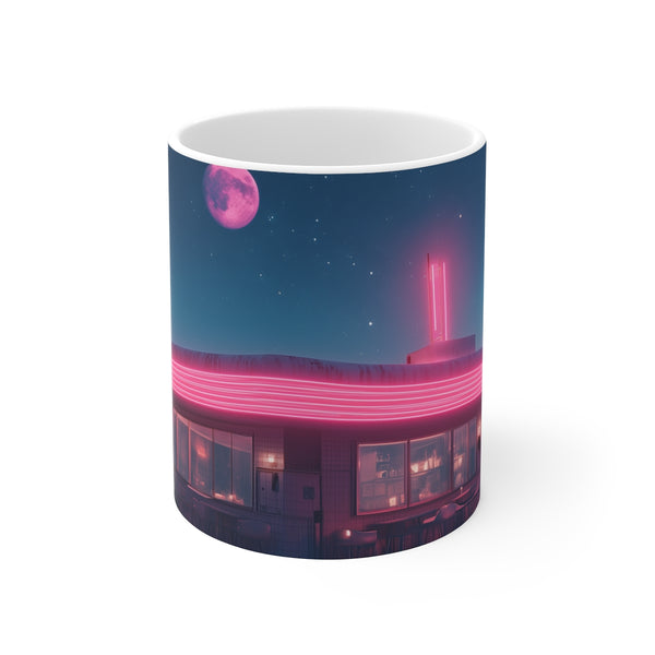 Vaporwave Diner Universe Coffee Mug